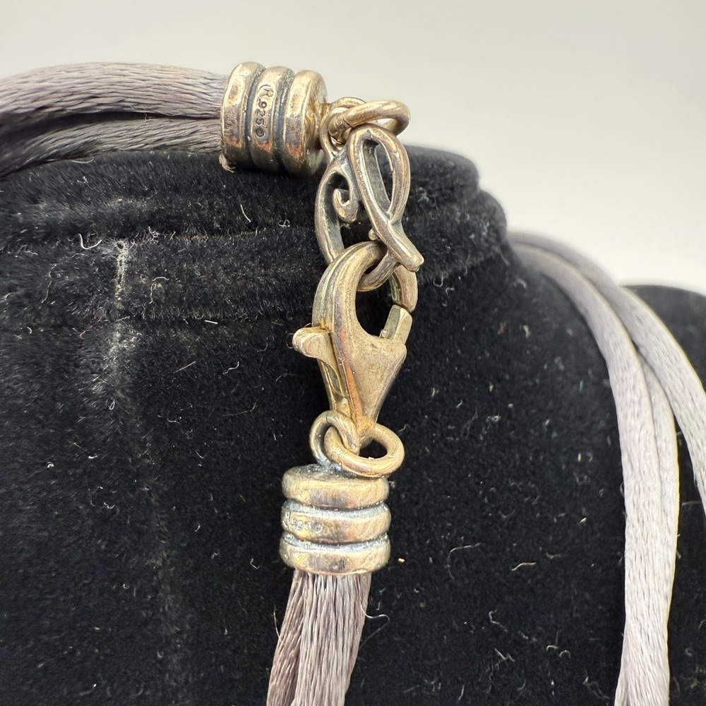 Chic Silver And Turquoise Statement Necklace - image 6